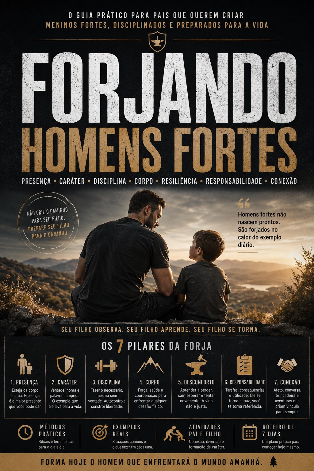 Capa do livro Forjando Homens Fortes